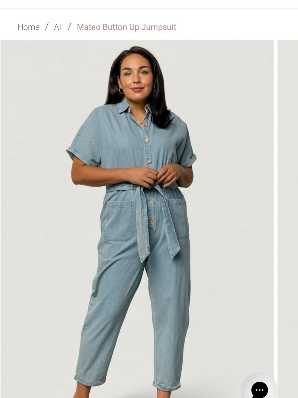 Baltic Born Denim Button Up Jumper, Women’s size M - NWT